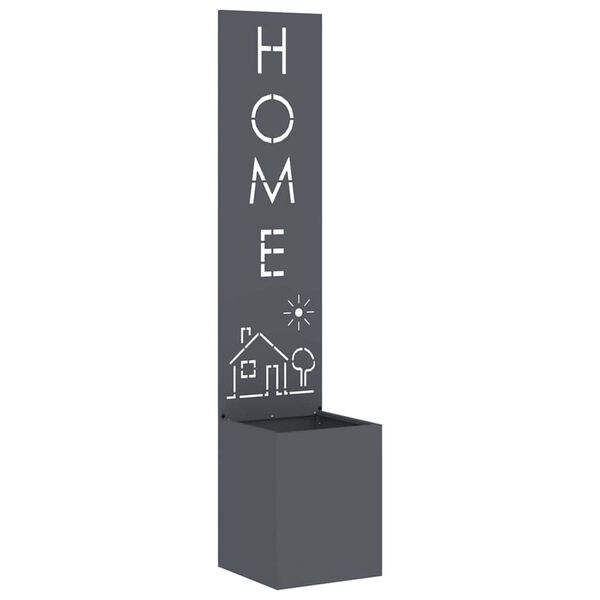 vidaXL Schermo per privacy in giardino Traforo Antracite 32 x 140 cm