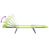 vidaXL Lettino prendisole pieghevole 2 pcs Verde 182 x 55 x 85.5cm