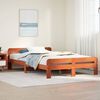 vidaXL Letto senza Materasso Marrone Cera 120x190 cm in Legno di Pino