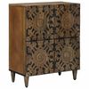 vidaXL Credenza Marrone 60 x 33,5 x 75 cm Legno di mango massello