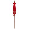 vidaXL Parasol Balinese Rosso 185 x 185 x 260 cm