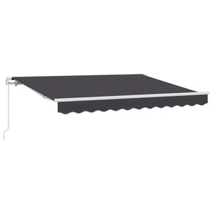 vidaXL Tenda retrattile Antracite 300 x 200 cm Tessuto