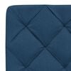 vidaXL Letto con Materasso Blu 80x200 cm in Tessuto