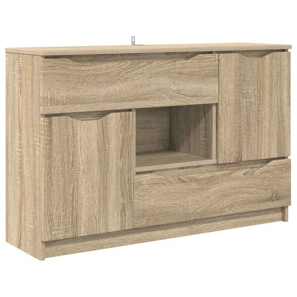 vidaXL Credenza Rovere Sonoma 100 x 30 x 65,6 Legno multistrato