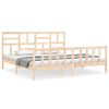 vidaXL Giroletto senza Materasso 200x200 cm in Legno Massello di Pino