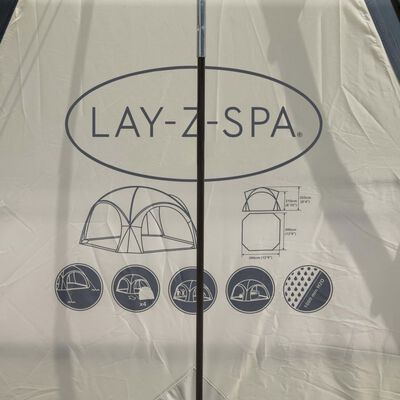 Bestway Lay-Z-Spa Tenda a Cupola per Vasca Idromassaggio 390x390x255cm