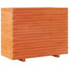vidaXL Fioriera Giardino Marrone Cera 90x40x72 cm Legno Massello Pino