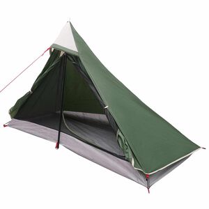 vidaXL Tenda da backpacking 222 x 85 x 125 cm Verde