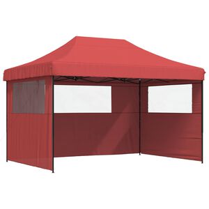 vidaXL Tenda Party Borgogna 279 x 410 x 315 cm Tessuto Oxford