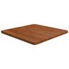 vidaXL Piano Tavolo Quadrato Marrone Scuro 60x60x2,5cm Rovere Trattato