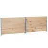 vidaXL Paretali per Pallet 3 pz 100x100 cm in Legno Massello di Pino