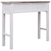 vidaXL Tavolo Consolle Marrone 90x30x77 cm in Legno