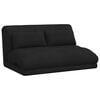 vidaXL Sedia da Pavimento Nero 110 x 82 x 55 cm Velluto