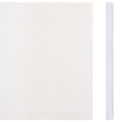 vidaXL Recinzione Frangivento da Giardino PVC 35x0,19 m Bianco