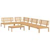 vidaXL Set Divano Pallet da Giardino 5 pz in Legno Massello di Acacia