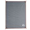 vidaXL Tovaglia da Picnic con Picchetti Grigio e Arancione 205x155 cm