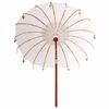 vidaXL Parasol Balinese Crema 185 x 185 x 260 cm