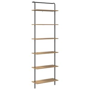 vidaXL Libreria 6 livelli 60 x 24 x 203 cm Legno ingegnerizzato