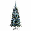 vidaXL Albero di Natale artificiale con 150 LED Verde 50 x 50 x 120 cm