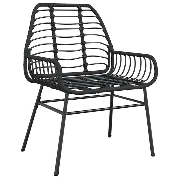 vidaXL Set da Pranzo da Giardino 9 pz Polyrattan Vetro