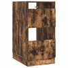 vidaXL Mobile da lavanderia con porta Rovere fum&eacute; 50 x 68 x 102 cm