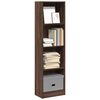 vidaXL Libreria Rovere Marrone 40x24x143 cm in Legno Multistrato