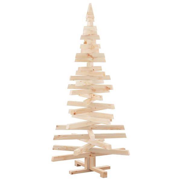 vidaXL Alberi di Natale Naturale 150 cm Legno di pino massello