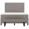 vidaXL Letto a molle con testiera Talpa 140 x 200 cm Tessuto