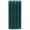 vidaXL Tende oscuranti 2 pcs Verde Scuro 140 x 175 cm Velluto