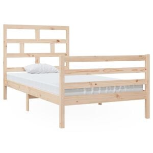vidaXL Giroletto in Legno Massello di Pino 100x200 cm