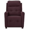 vidaXL Poltrona Massaggiante Viola in Tessuto