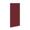 vidaXL Tenda Plissettata Rosso Bordeaux 60x100 cm Larghezza Tessuto