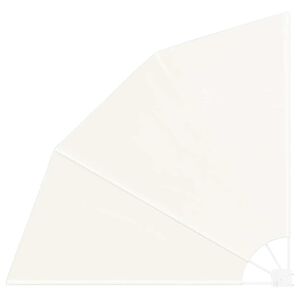 vidaXL Tenda Laterale per Balcone Pieghevole Crema 210x210 cm