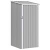 vidaXL Capanno da Giardino Grigio 87x98x159 cm in Acciaio Zincato