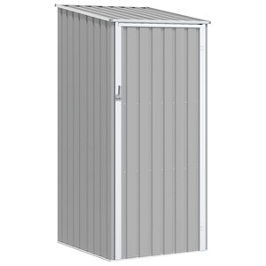 vidaXL Capanno da Giardino Grigio 87x98x159 cm in Acciaio Zincato