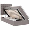 vidaXL Letto con contenitore e materasso Talpa 90 x 200 cm Poliestere