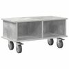 vidaXL Supporto TV 68,5 x 35 x 35 cm Grigio cemento
