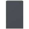 vidaXL Comodini 2 pz Antracite 34,5x39x62 cm in Acciaio