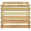 vidaXL Compostiera da Giardino a Doghe 100x100x80cm in Pino Impregnato