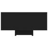 vidaXL Tavolino da Salotto Nero 85x55x31 cm in Legno Multistrato
