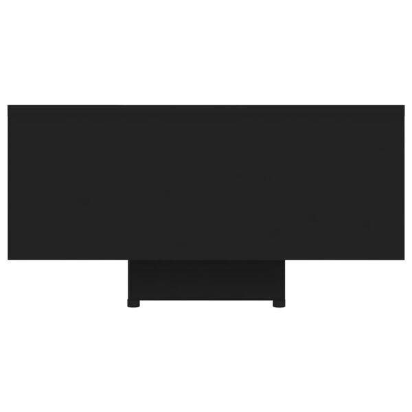 vidaXL Tavolino da Salotto Nero 85x55x31 cm in Legno Multistrato