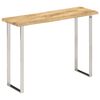 vidaXL Tavolo Consolle Bordi Vivi 105x33x76 cm Legno Massello di Mango