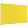 vidaXL Rivestimento da Cucina Giallo 100 x 60 x 0,6 cm vetro temperato