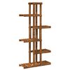 vidaXL Supporto per piante Naturale 68 x 23,5 x 140 cm