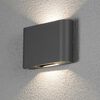 KONSTSMIDE Lampada da Parete a LED Chieri 2x6 W Antracite