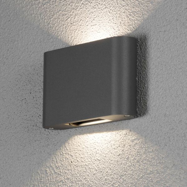 KONSTSMIDE Lampada da Parete a LED Chieri 2x6 W Antracite