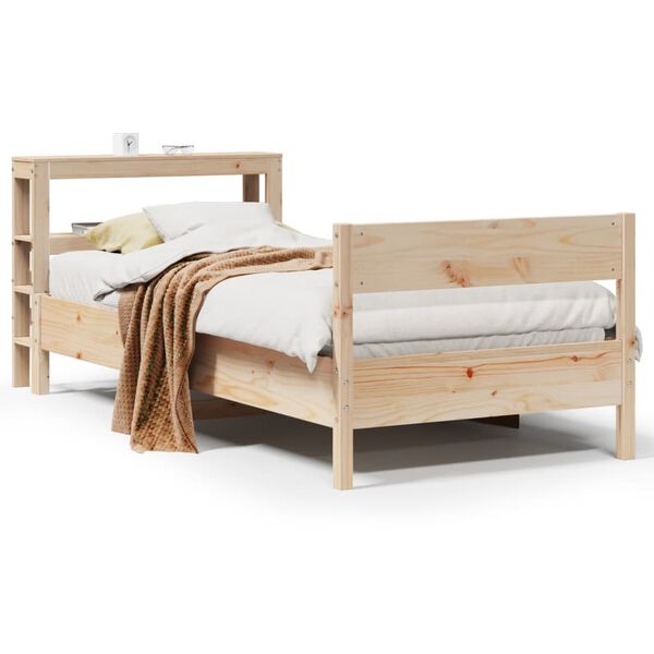 vidaXL Letto senza Materasso 90x190 cm in Legno Massello di Pino