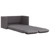 vidaXL Divano Letto da Terra 2 in 1 Grigio 112x174x55 cm Similpelle