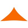 vidaXL Parasole a Vela Tessuto Oxford Triangolare 3x3x4,24m Arancione