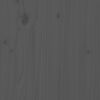 vidaXL Giroletto con Testiera Grigio 200x200 cm in Legno Massello